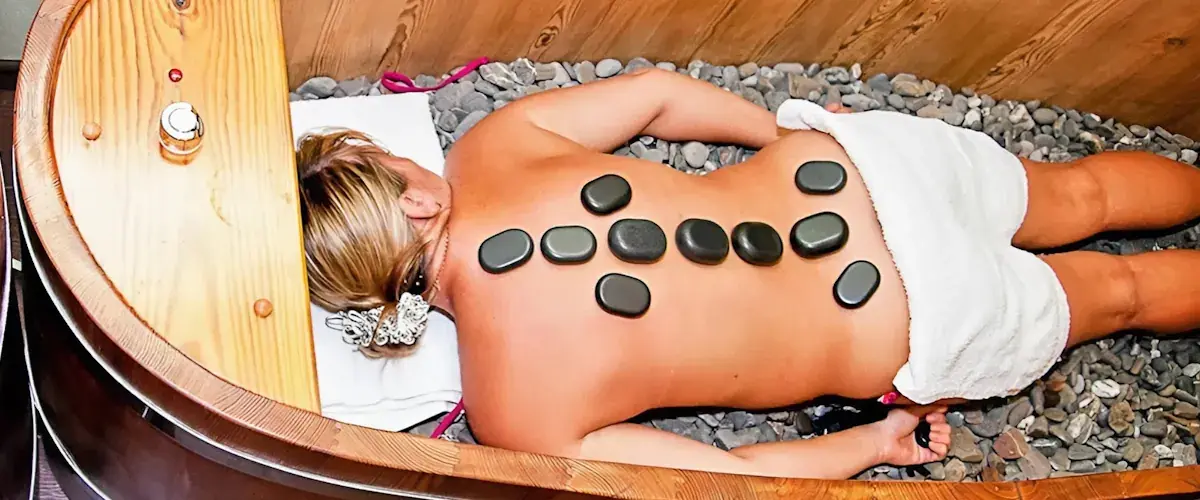 Камни для японской бани офуро: отличия от классической парной